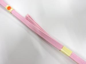 未使用品　正絹　帯留め用　手組三分紐